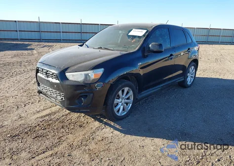 2014 Mitsubishi Outlander Sport Es из США, поврежденный, VIN 4A4AP3AU7EE005024
